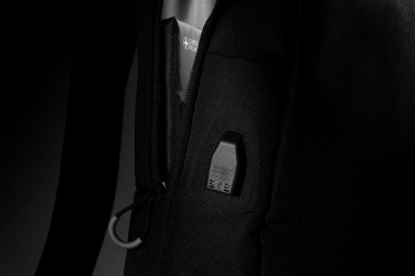 Logotrade promotional items photo of: Swiss Peak AWARE™ RFID and USB A laptop backpack